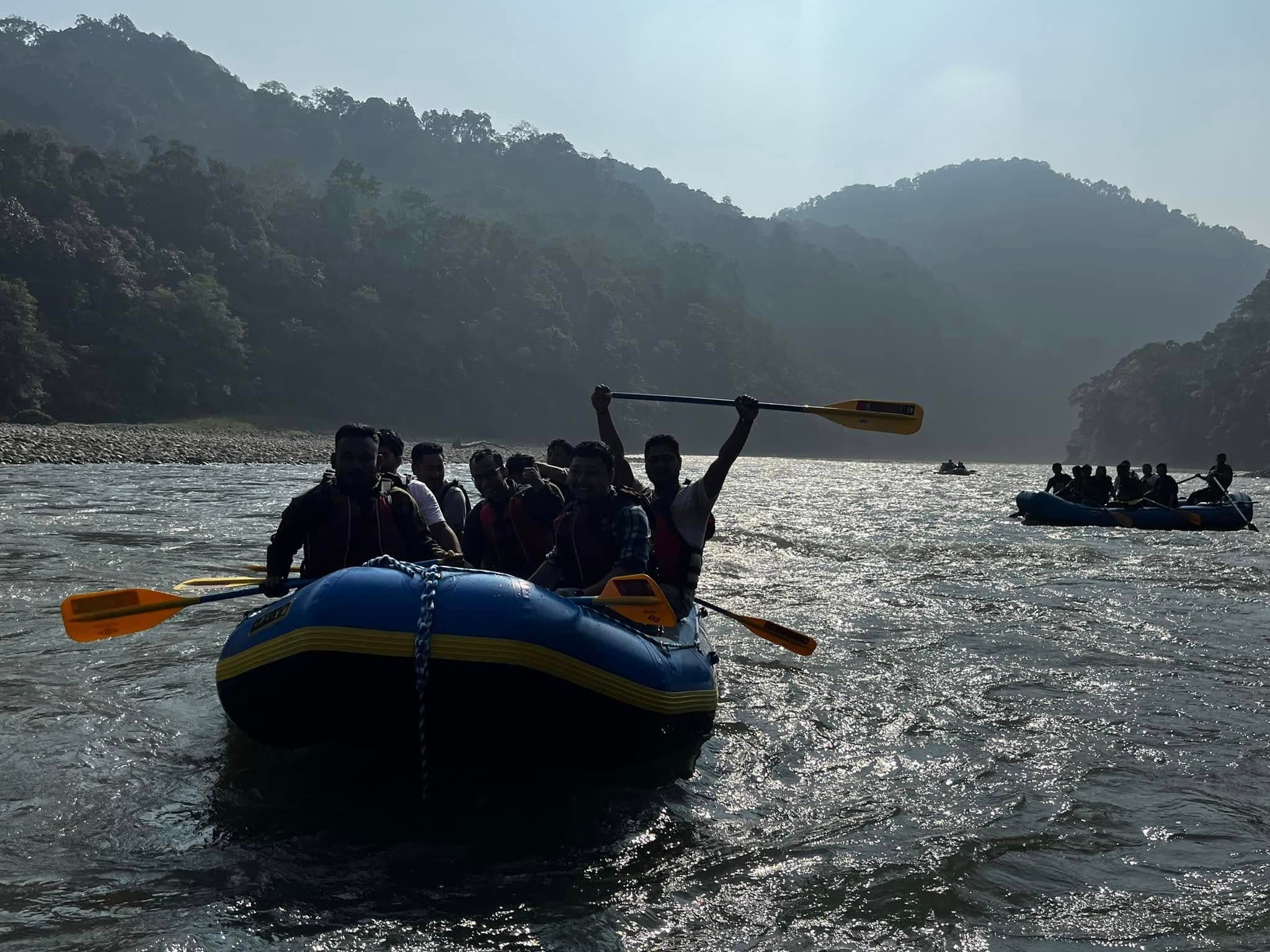 Rafting through Royal Manas National Park, Bhutan